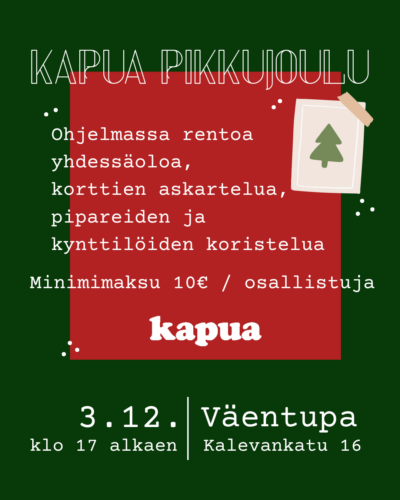 pikkujoulu / askartelu info